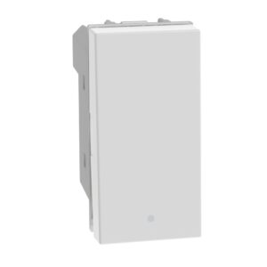 Matixgo - Interruptor simple 1M 10AX 250V CA - Montaje empotrado - Color blanco