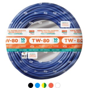 CABLE 10 AWG TW-80 7 HILOS PLUS INDECO